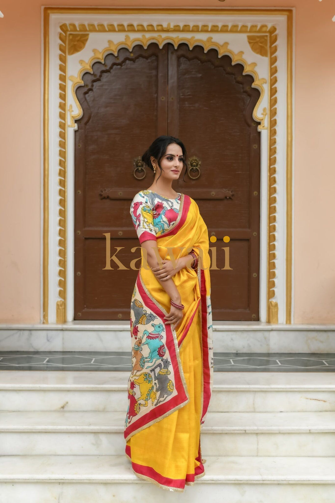Chitra Pichwai Saree | SILK MARK CERTIFIED | SHOBITAM