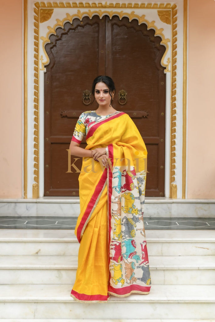 Chitra Pichwai Saree | SILK MARK CERTIFIED | SHOBITAM