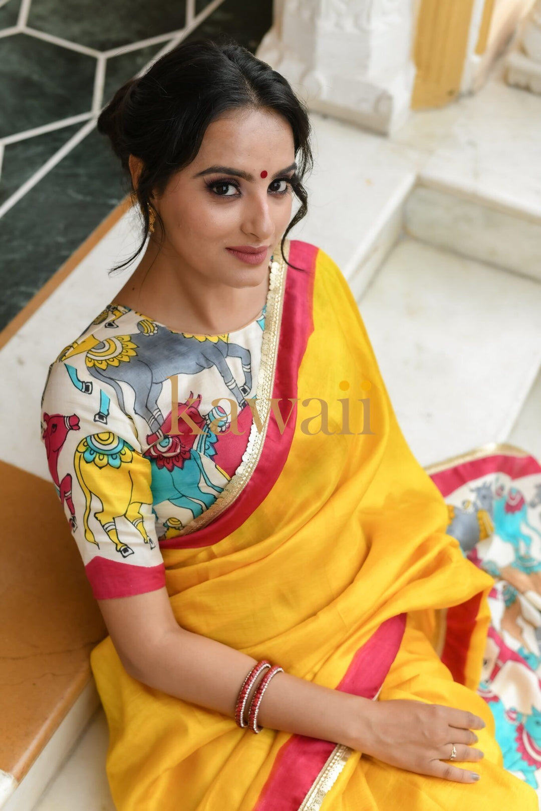 Chitra Pichwai Saree | SILK MARK CERTIFIED | SHOBITAM