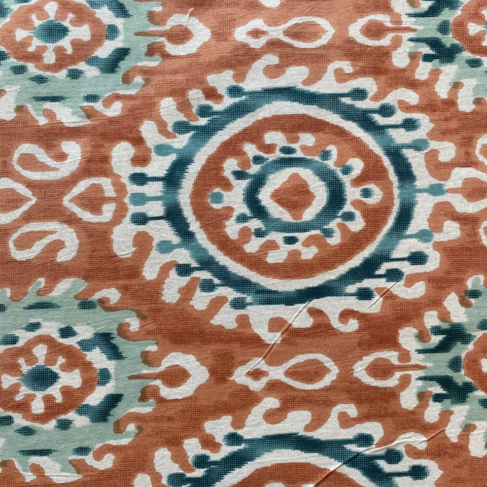 Kesar Ikat Print Bedsheet Set