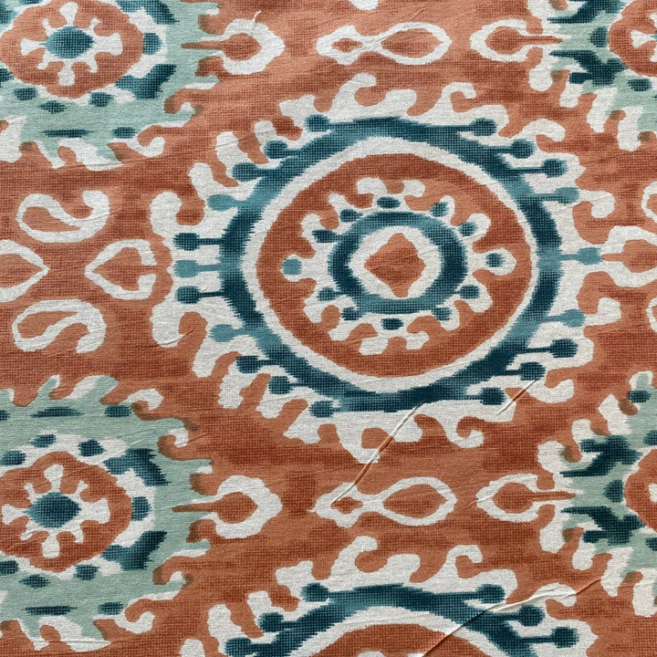 Kesar Ikat Print Bedsheet Set