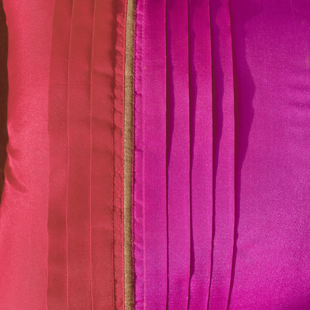 Rangeela Pink Cushion Cover, 16" x 16",Pack of 1 | SHOBITAM