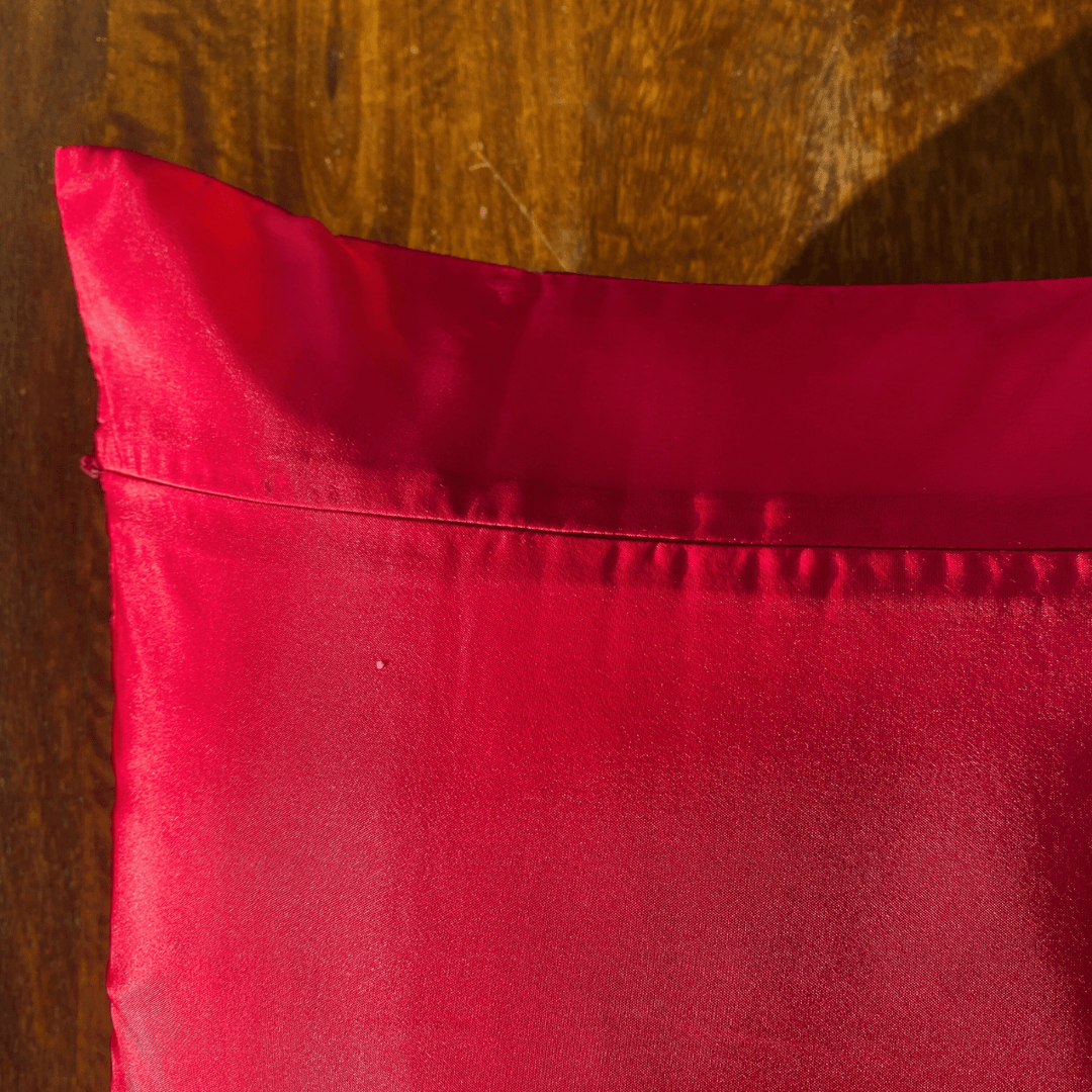 Rangeela Pink Cushion Cover, 16" x 16",Pack of 1 | SHOBITAM