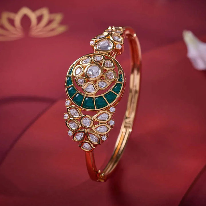 Chandbali Design Kundan Stones Adjustable kadaa - Single Piece