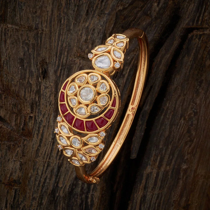 Chandbali Design Kundan Stones Adjustable kadaa - Single Piece