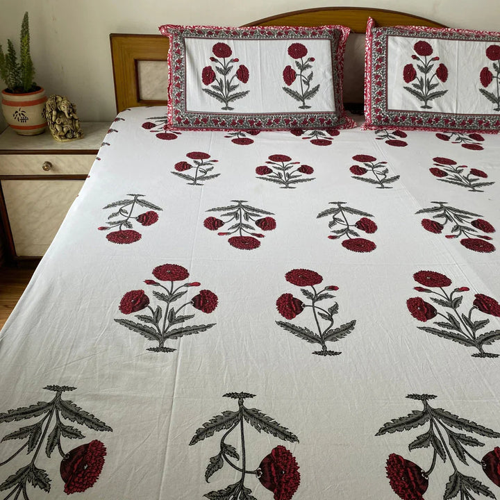 Laalima Bedsheet Set 100% Cotton