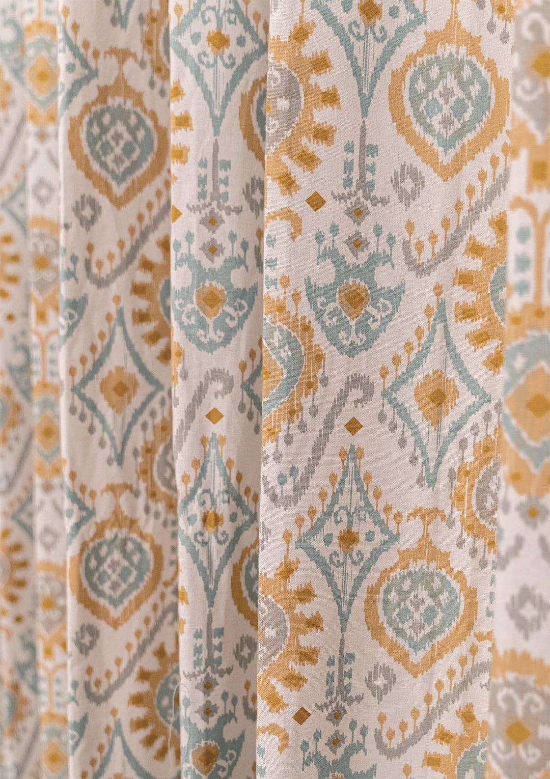 Laya 100% Cotton Printed Curtain for living room & bedroom - Light Reduction - Multicolor - Single Piece | SHOBITAM