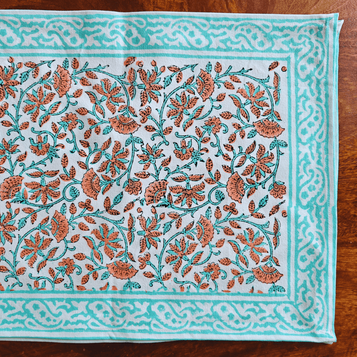 Patjhad Table Runner, 100% cotton, 13" X 72" | SHOBITAM