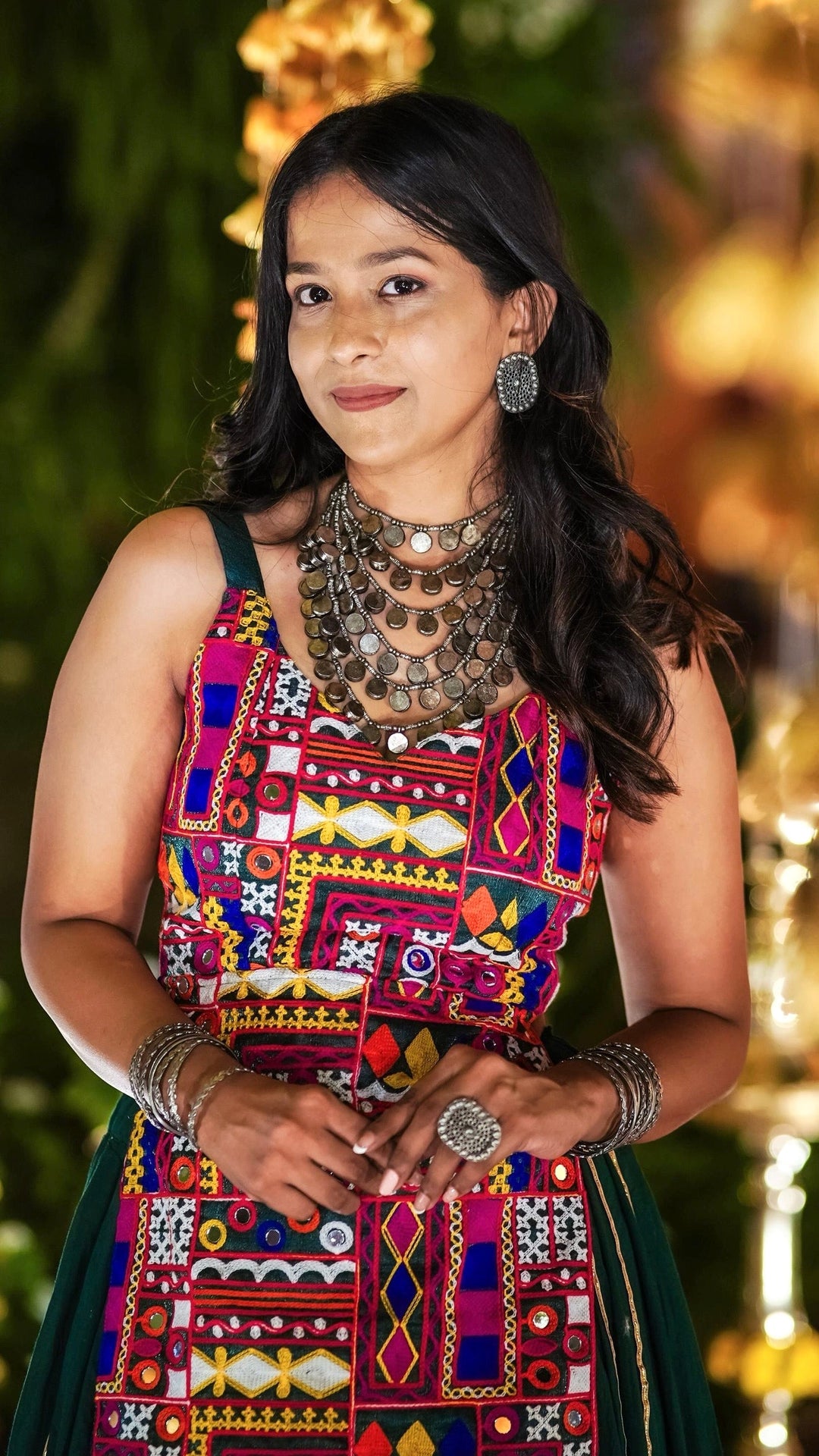 Rajasthani Glasswork Necklace | SHOBITAM
