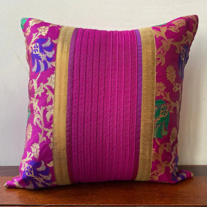 Jamun Cushion Cover, 16" x 16", Pack of 1