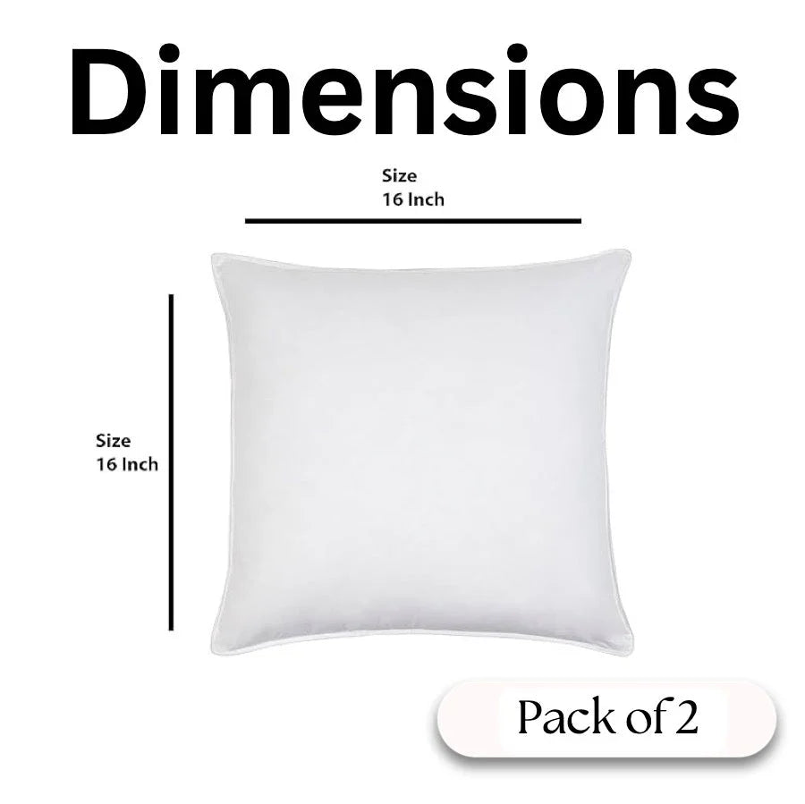 Mandala Auburn Cushion Covers, 16" x 16", Pack of 2