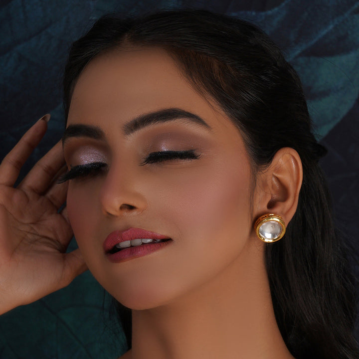 Kundan Studs | SHOBITAM