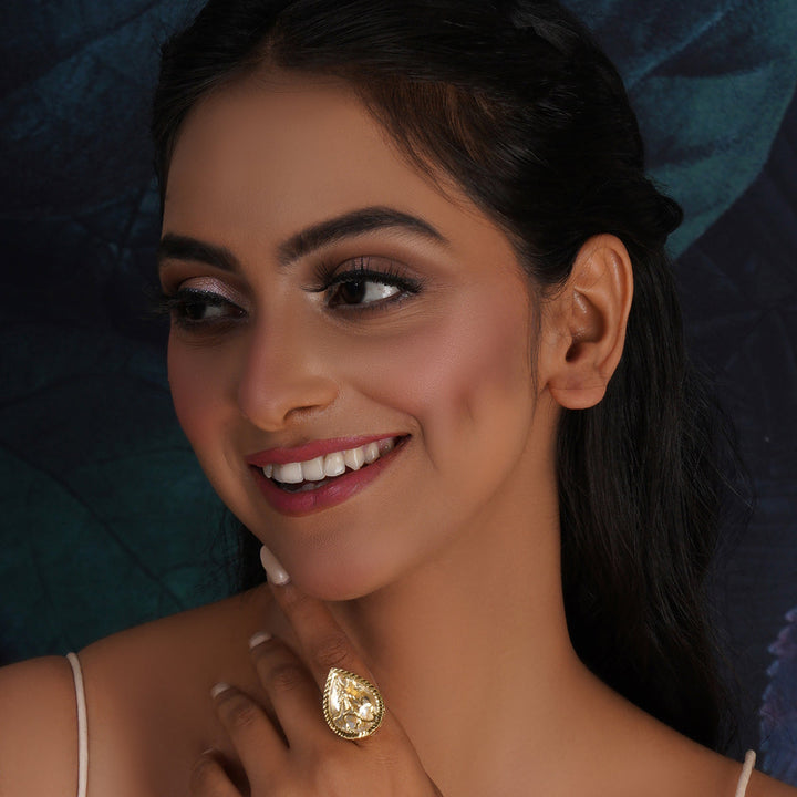 Kundan Ring | SHOBITAM
