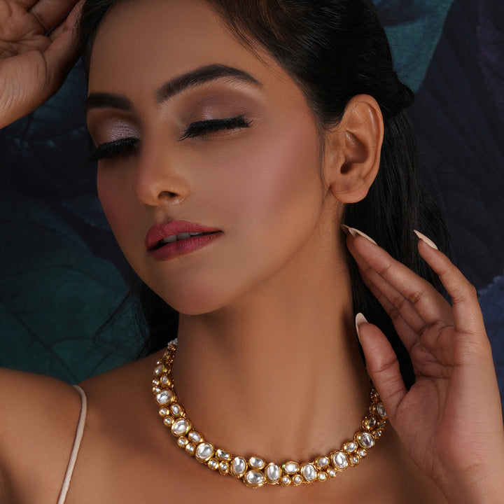 Women's Kundan Neckpiece | SHOBITAM
