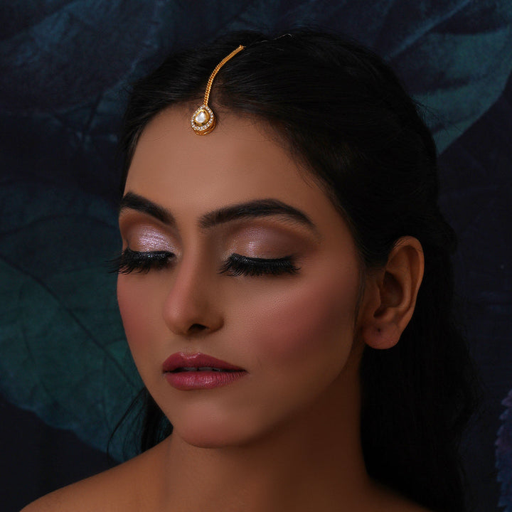 Women's Kundan Maang Tikka | SHOBITAM