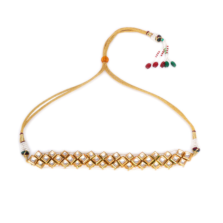 Kundan & Pearl Choker