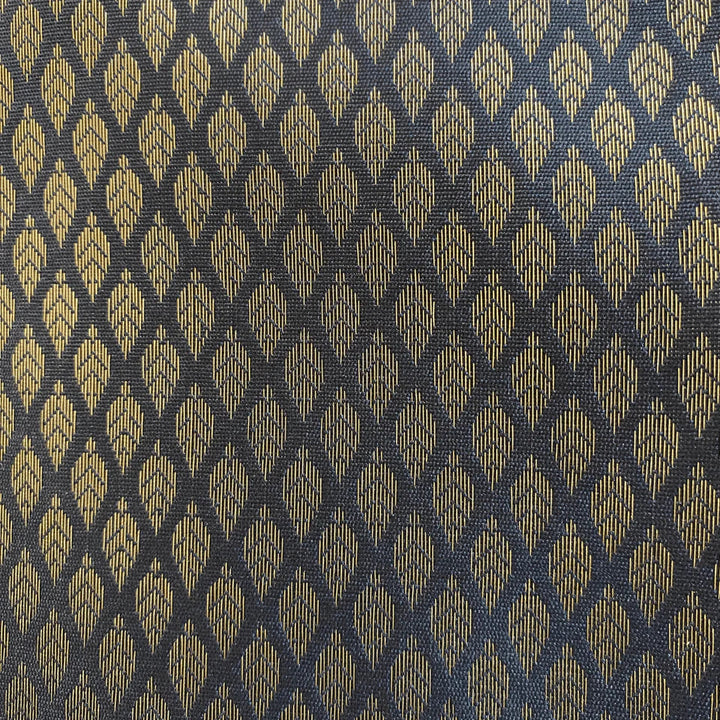 Mirage Midnight Black Brocade Table Runner 12" x 72"