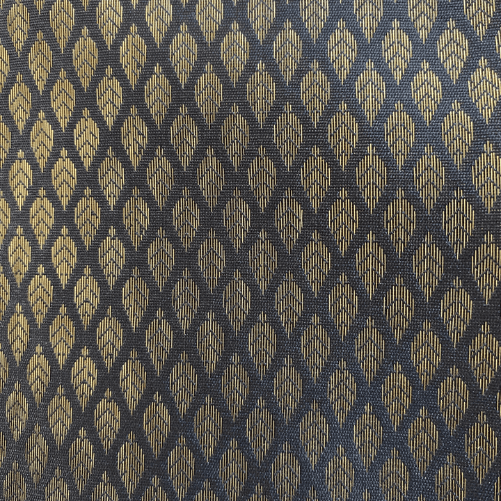 Kalyani Black Brocade Table Runner 12" x 72"|SHOBITAM