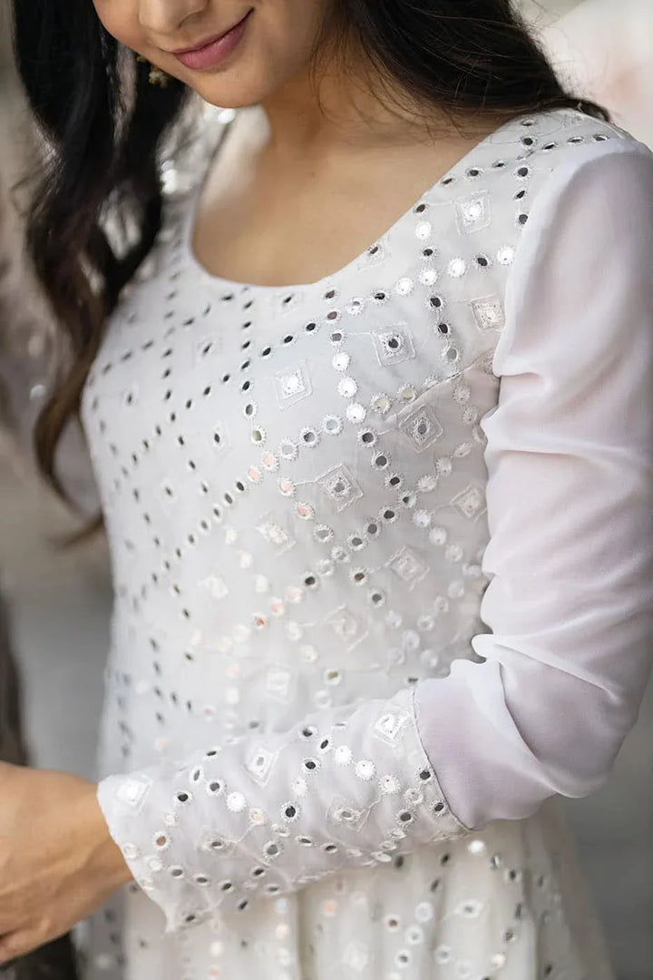 Avantika White | Shobitam Custom Gowns | Made To Order