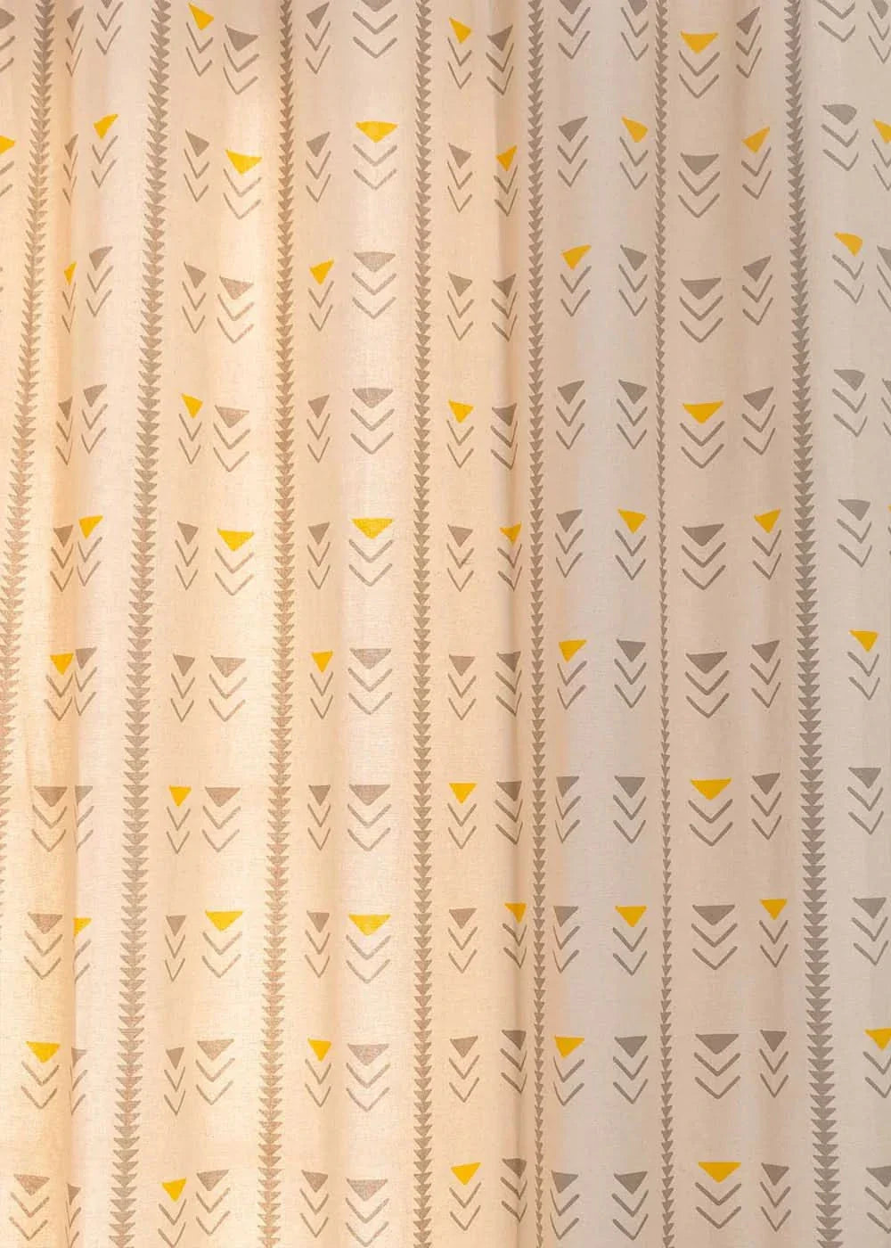 Malgudi 100% cotton ethnic curtain - Customizable for size, lining and headers