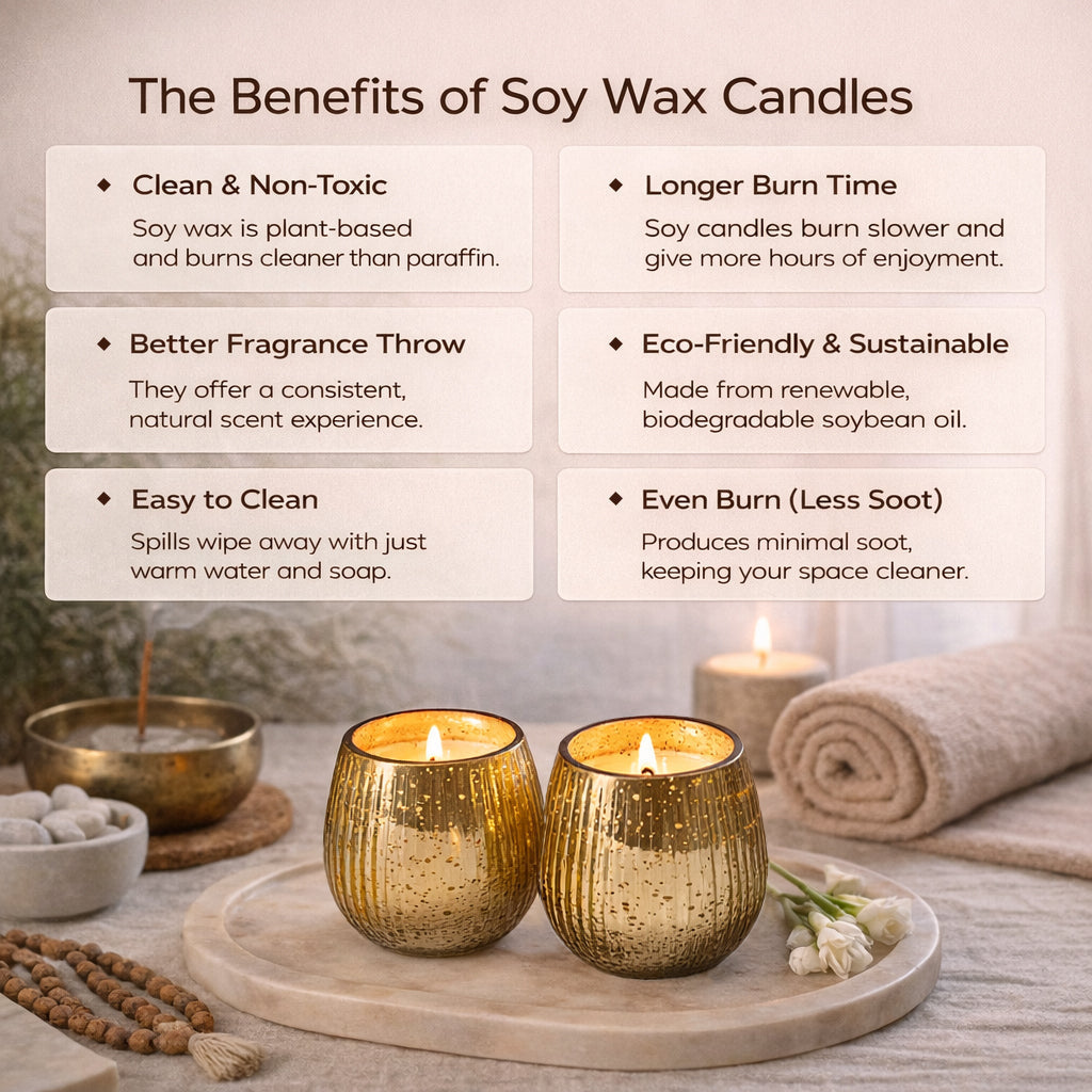 Scented Premium Soy Wax Candle - Set of 2