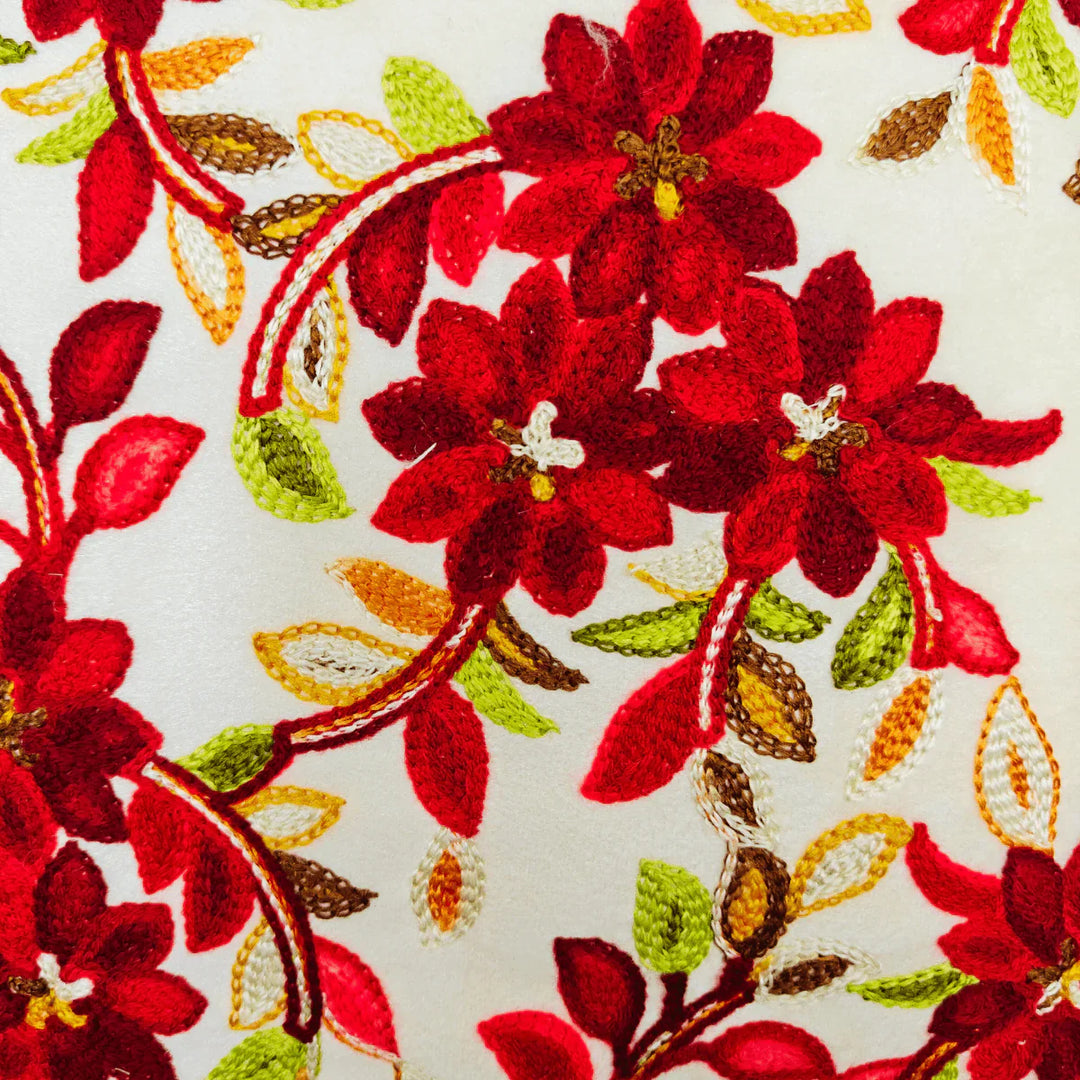 Nazara Embroidered Cushion Cover, 16" x 16", Pack of 1