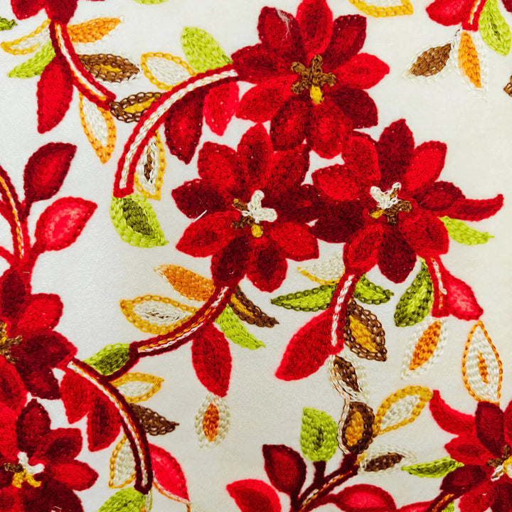 Nazara Embroidered Cushion Cover, 16" x 16", Pack of 1