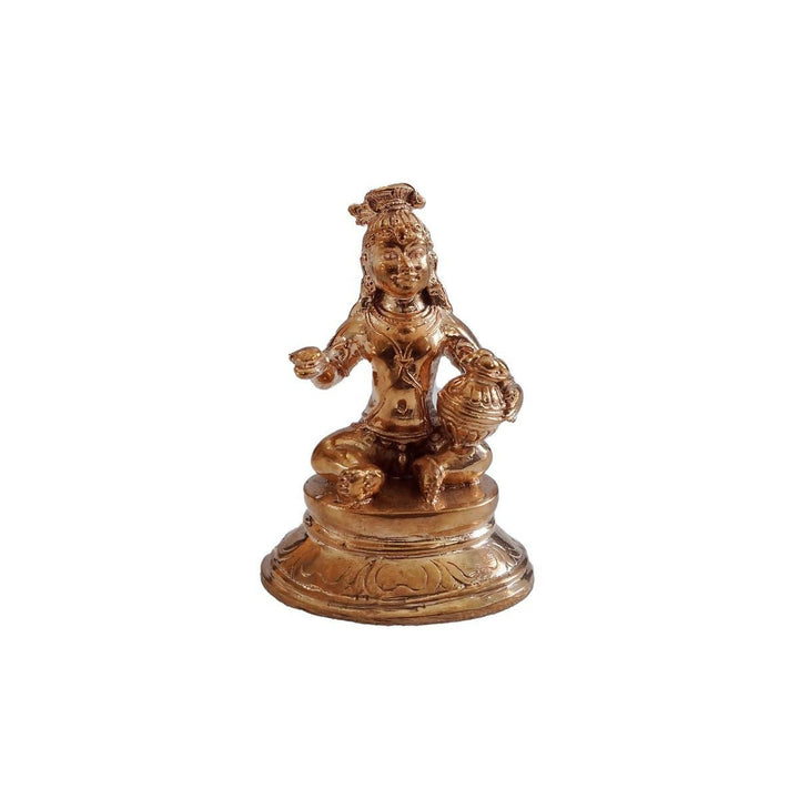 PANCHALOHA BUTTER KRISHNA IDOL | SHOBITAM