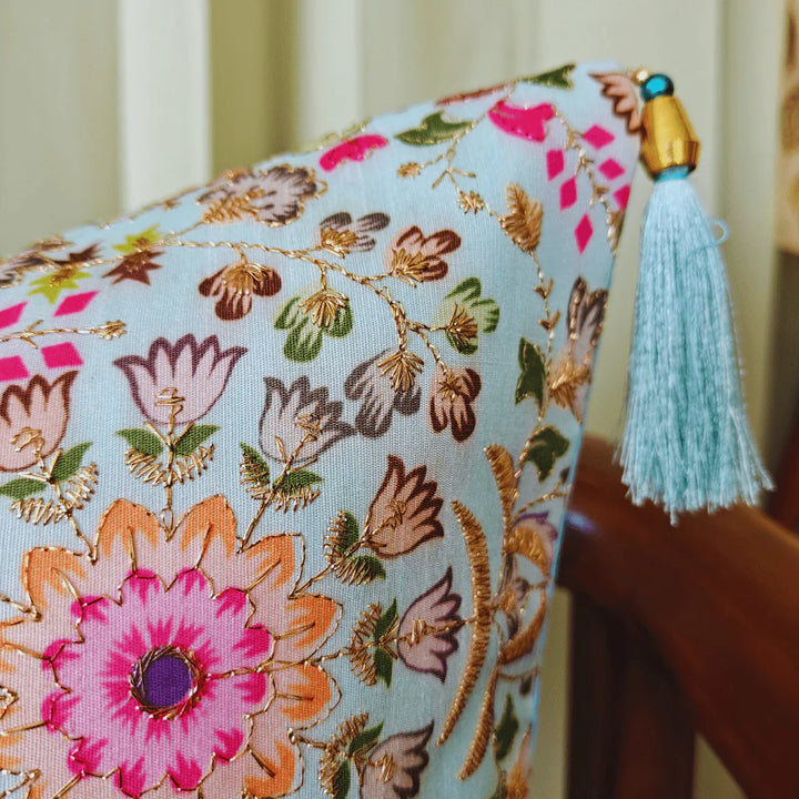 Noormahal Cushion Cover, 16" x 16", Pack of 1