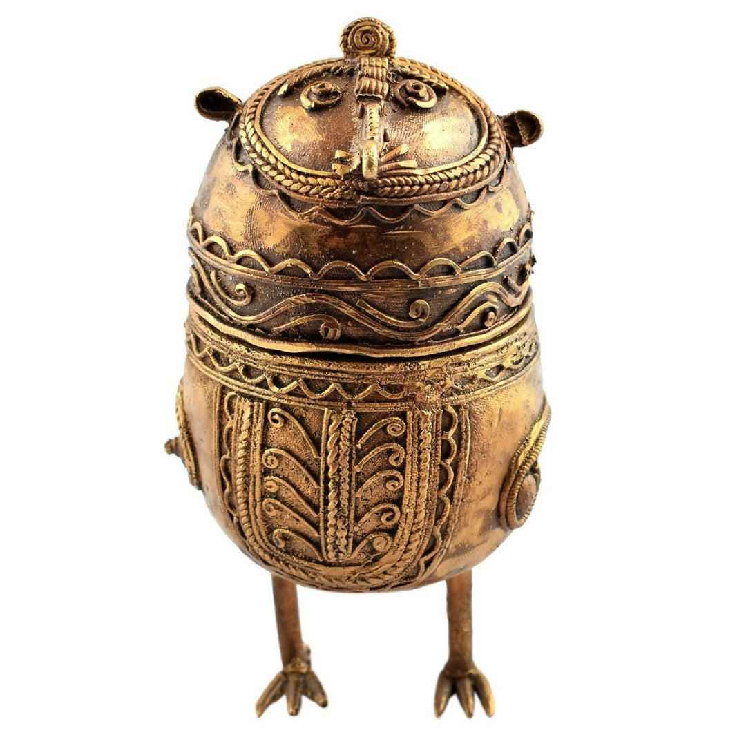 DHOKRA OWL BIG WITH BOX 6*3*3 | SHOBITAM