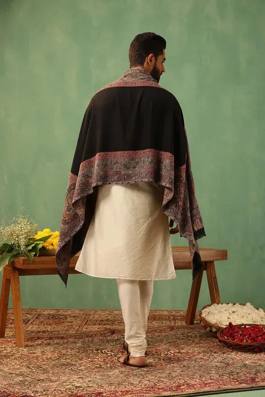 Tanish Cashmere Stole for Men | SHOBITAM