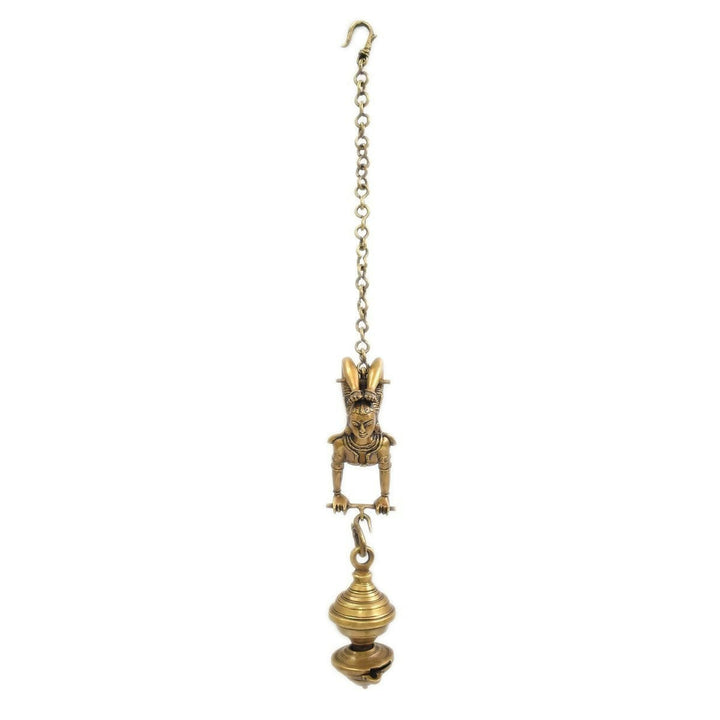 Unique Design Brass Indian Tribal Acrobat and Hanging Lamp | SHOBITAM