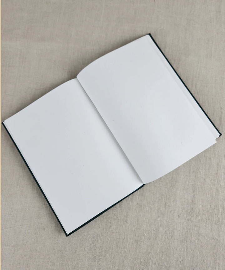 Deep Mauve Dupion Hand Embroidered Diary {Handmade Paper) | SHOBITAM