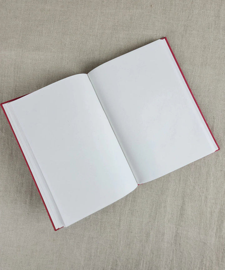 Flamingo Garden Hand Embroidered Diary | Handmade Cotton Paper | SHOBITAM