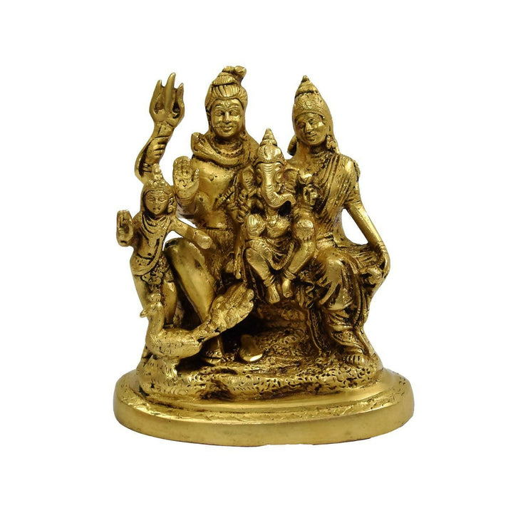 BRASS SHIVA FAMILY 6*5*3 | SHOBITAM