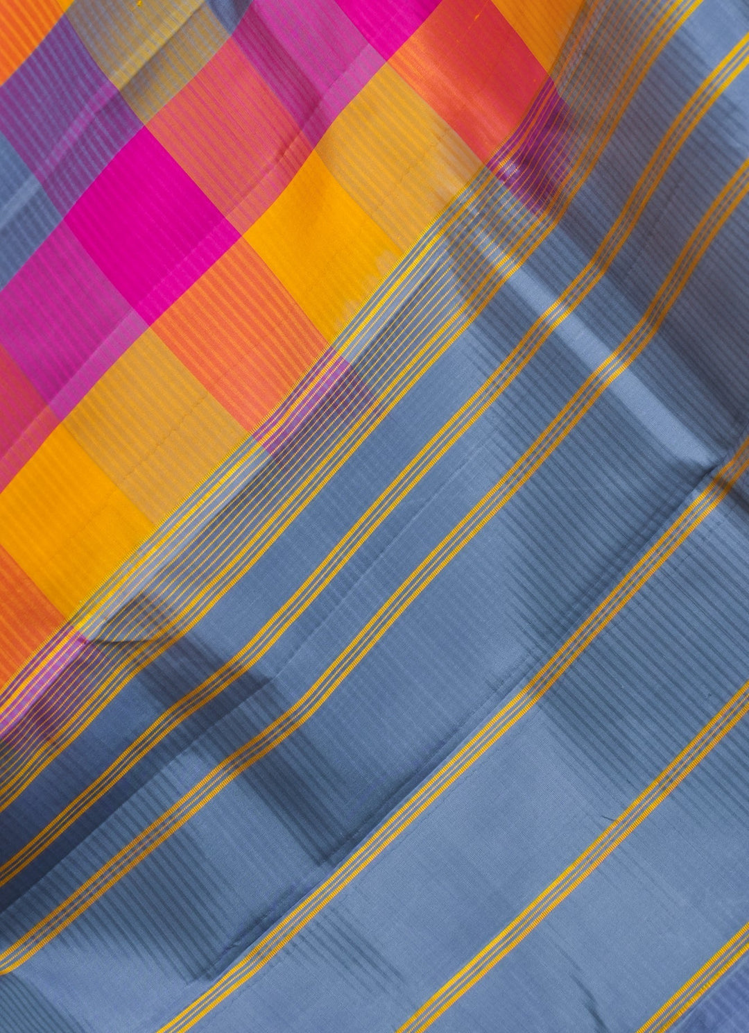 Palum Pazhamum Kanjivaram Thread work handloom saree Panjavarnam | SILK MARK CERTIFIED | SHOBITAM