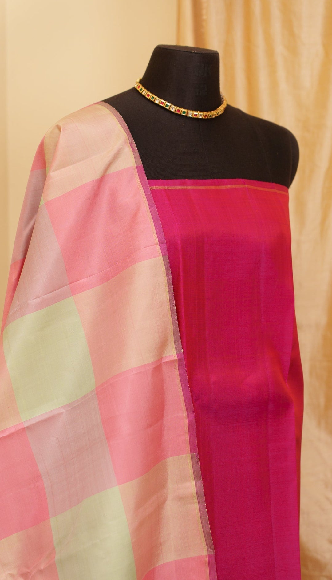 Pastel Kanjivaram Pure Zari handloom saree Rasika | SILK MARK CERTIFIED | SHOBITAM