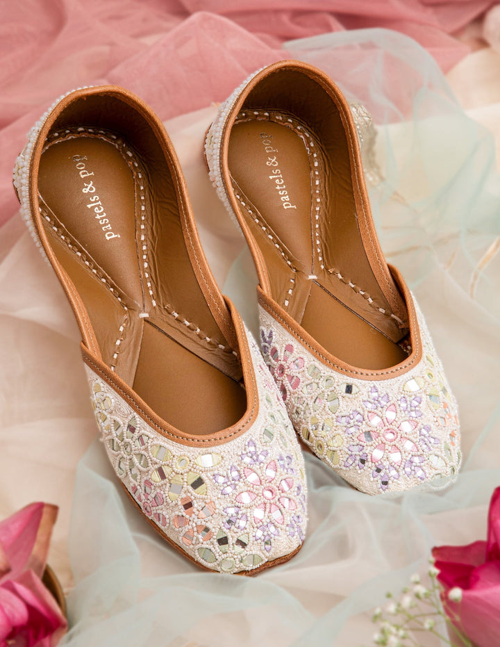 MIRA Juttis with Mirror work and Embroidery
