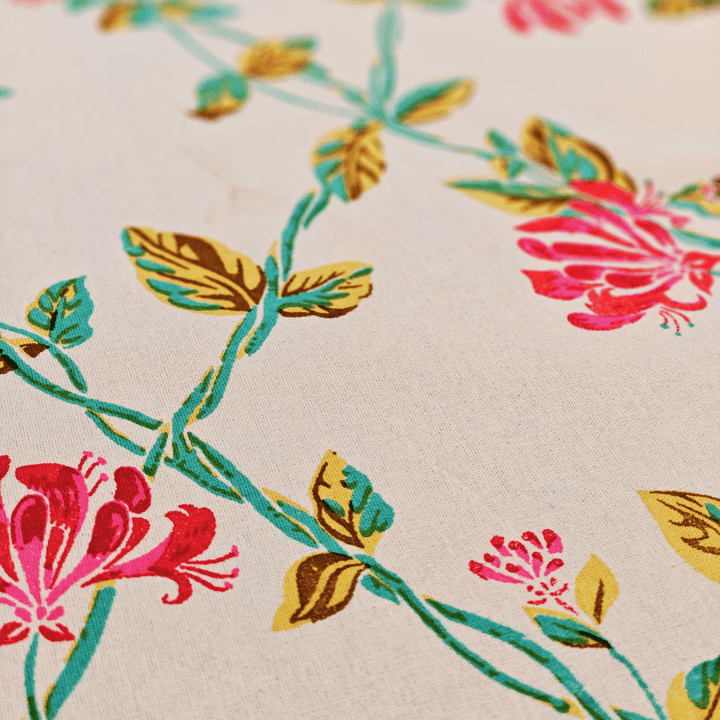 Ira 6 Seater Dining Table Cover, Block Print, 100% Cotton, 60" x 90" | SHOBITAM