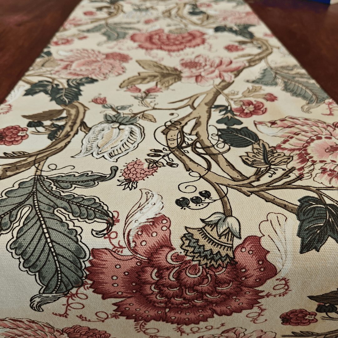 Grapewine Whisper Printed Table Runner | SHOBITAM
