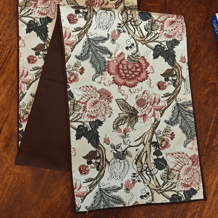 Grapewine Whisper Printed Table Runner | SHOBITAM