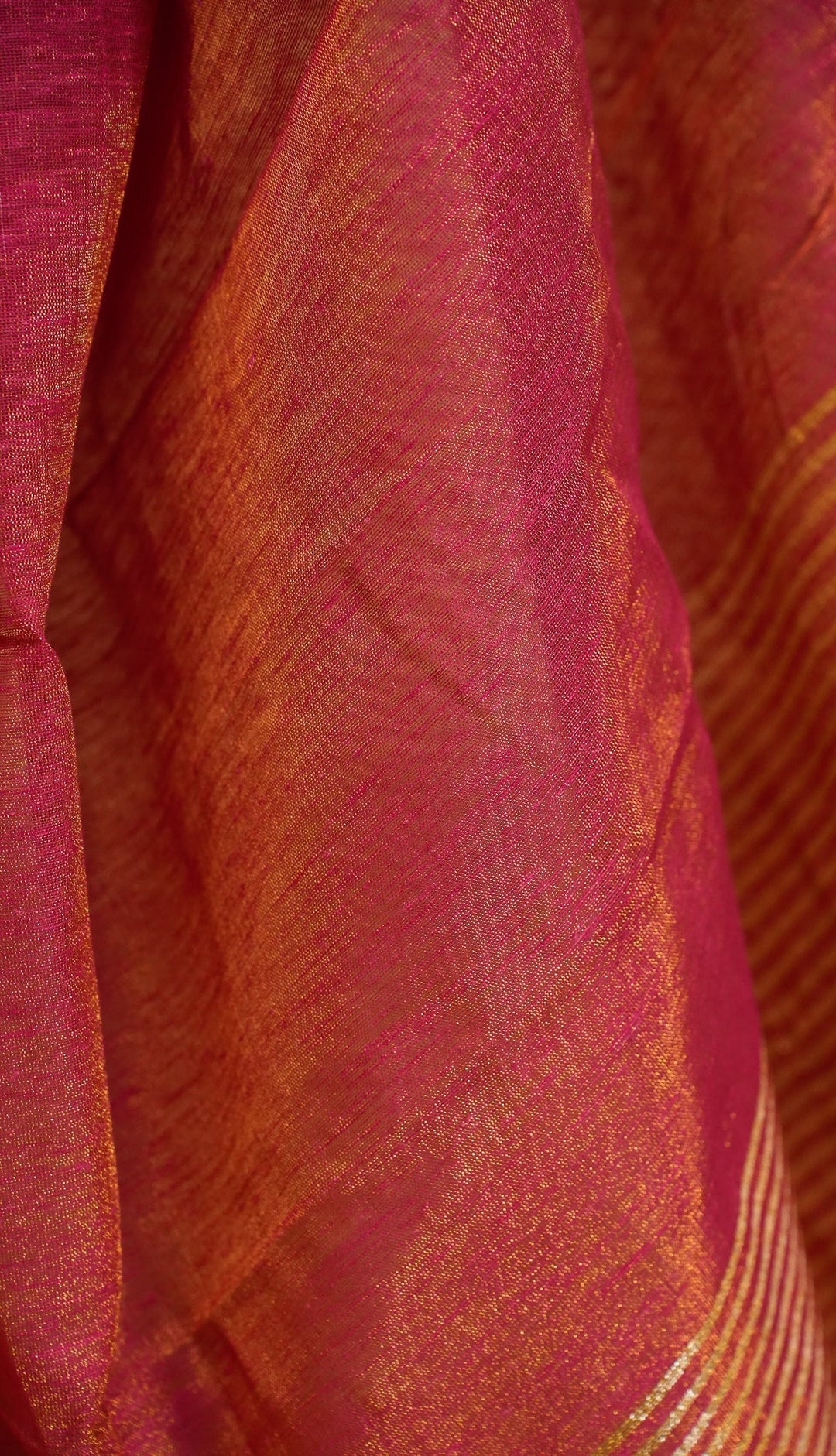Pink Tissue By Cotton Saree Gulaabo | SHOBITAM