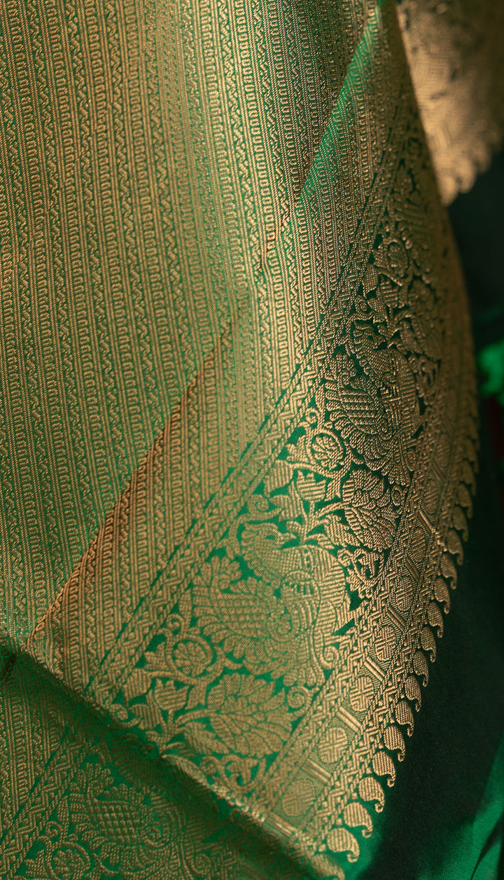 Pink With Green Molkalmuru Soft Silk Saree Sundari | SILK MARK CERTIFIED |SHOBITAM