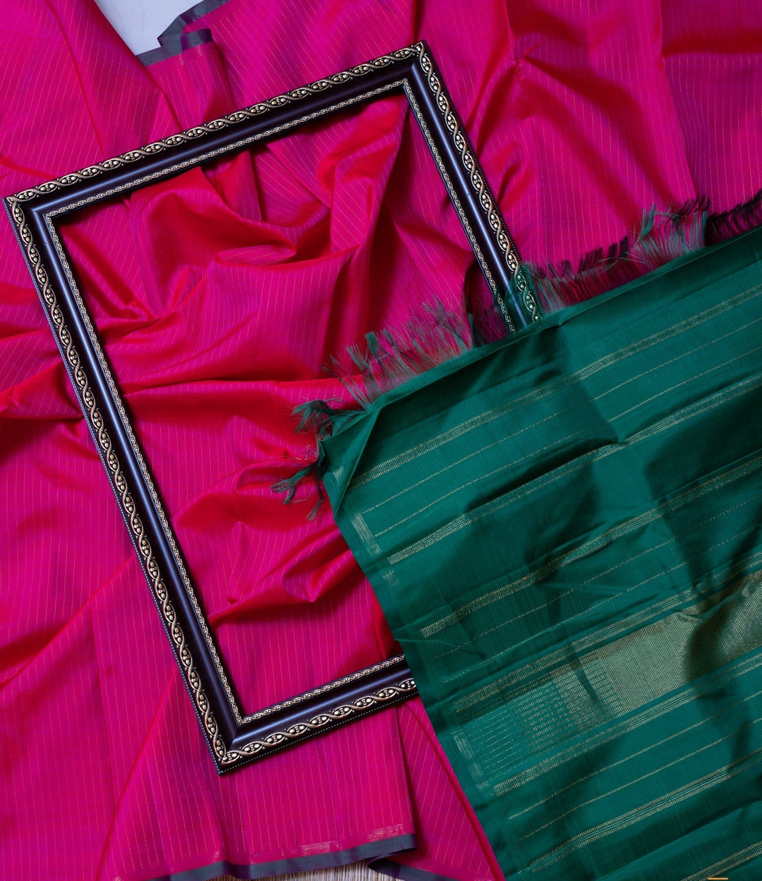 Pink Kanjivaram Saree Netravati | SILK MARK CERTIFIED | SHOBITAM