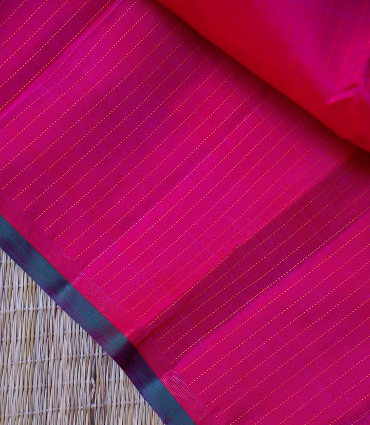 Pink Kanjivaram Saree Netravati | SILK MARK CERTIFIED | SHOBITAM