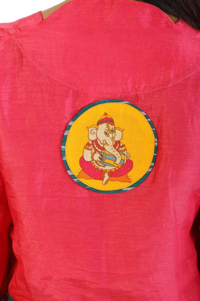 Pink Vakratunda Kurti | SHOBITAM