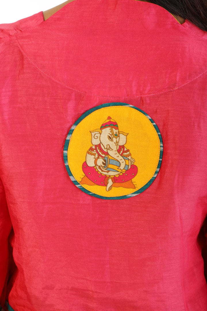 Pink Vakratunda Kurti | SHOBITAM