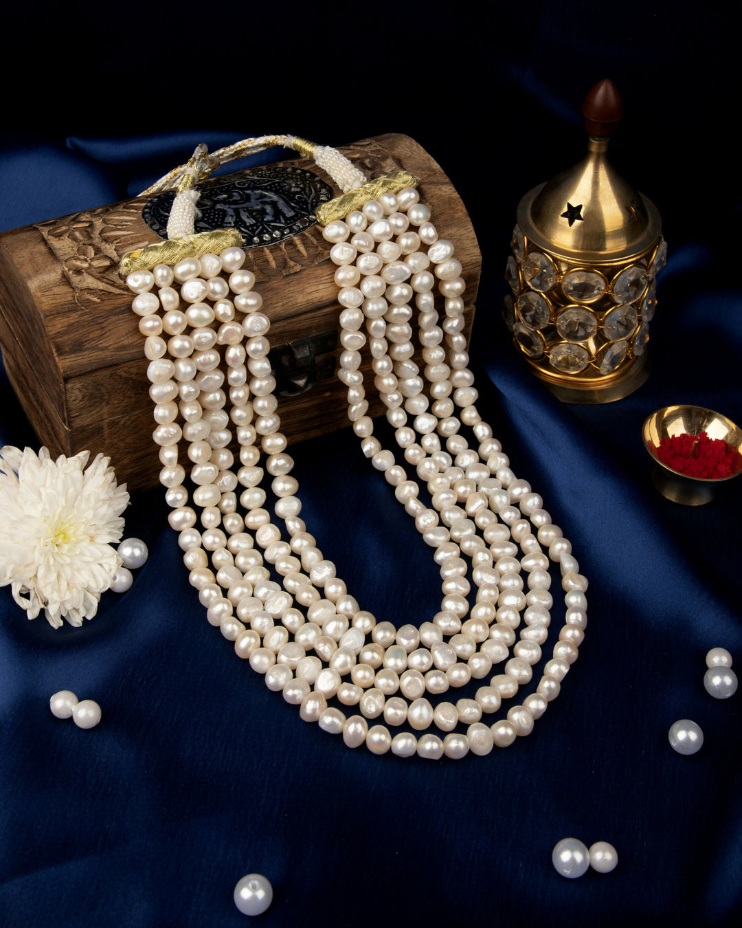 The Heirloom 5-Layer Pearl Strand | SHOBITAM
