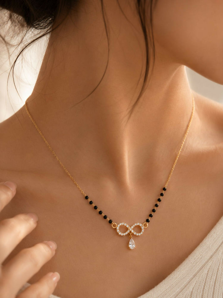 Alia Bhatt Wedding Inspired Infinity Mangalsutra | SHOBITAM