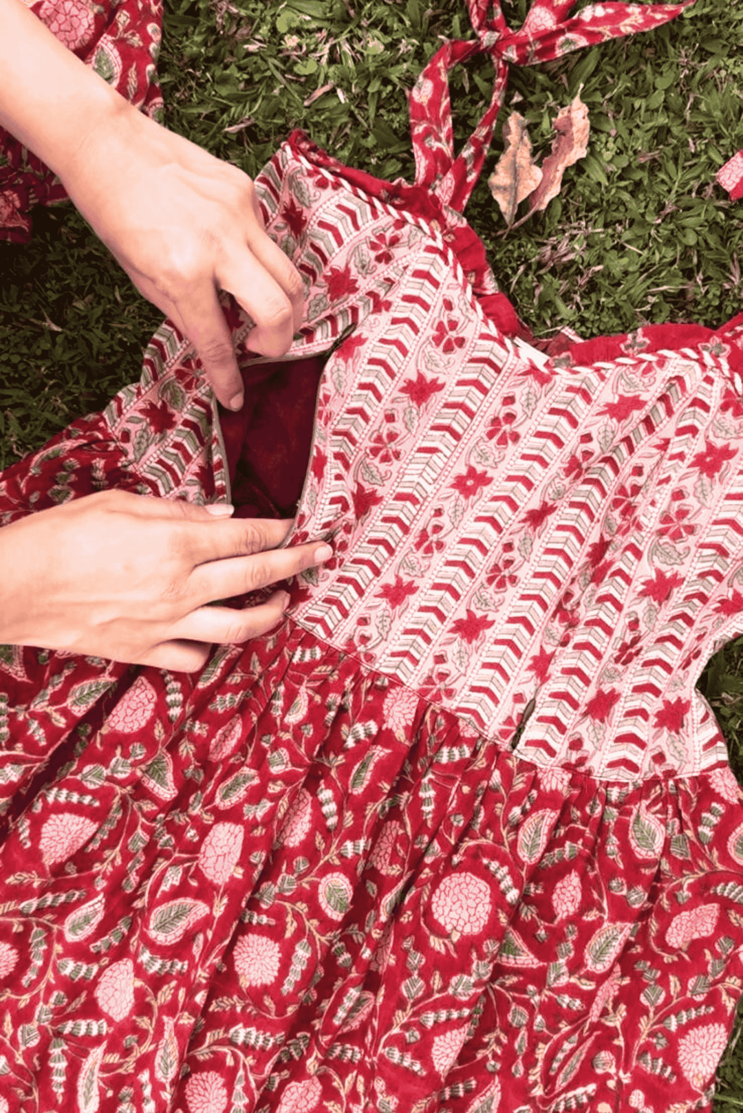 Scarlet Tie Up Dress | SHOBITAM